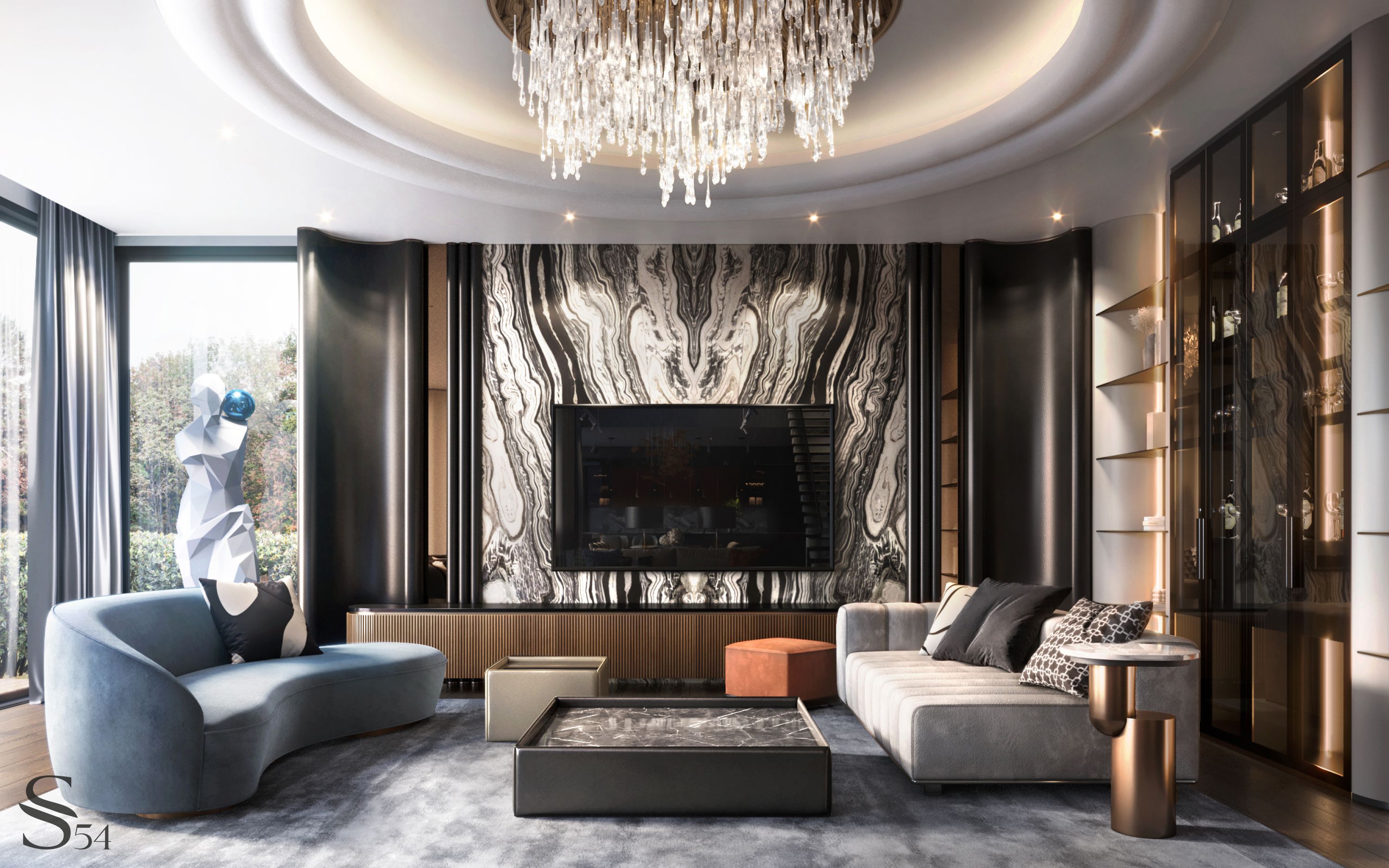 VIP penthouse project with terrace in Nigeria by Studia 54 VIP penthouse project with terrace in Nigeria by Studia 54