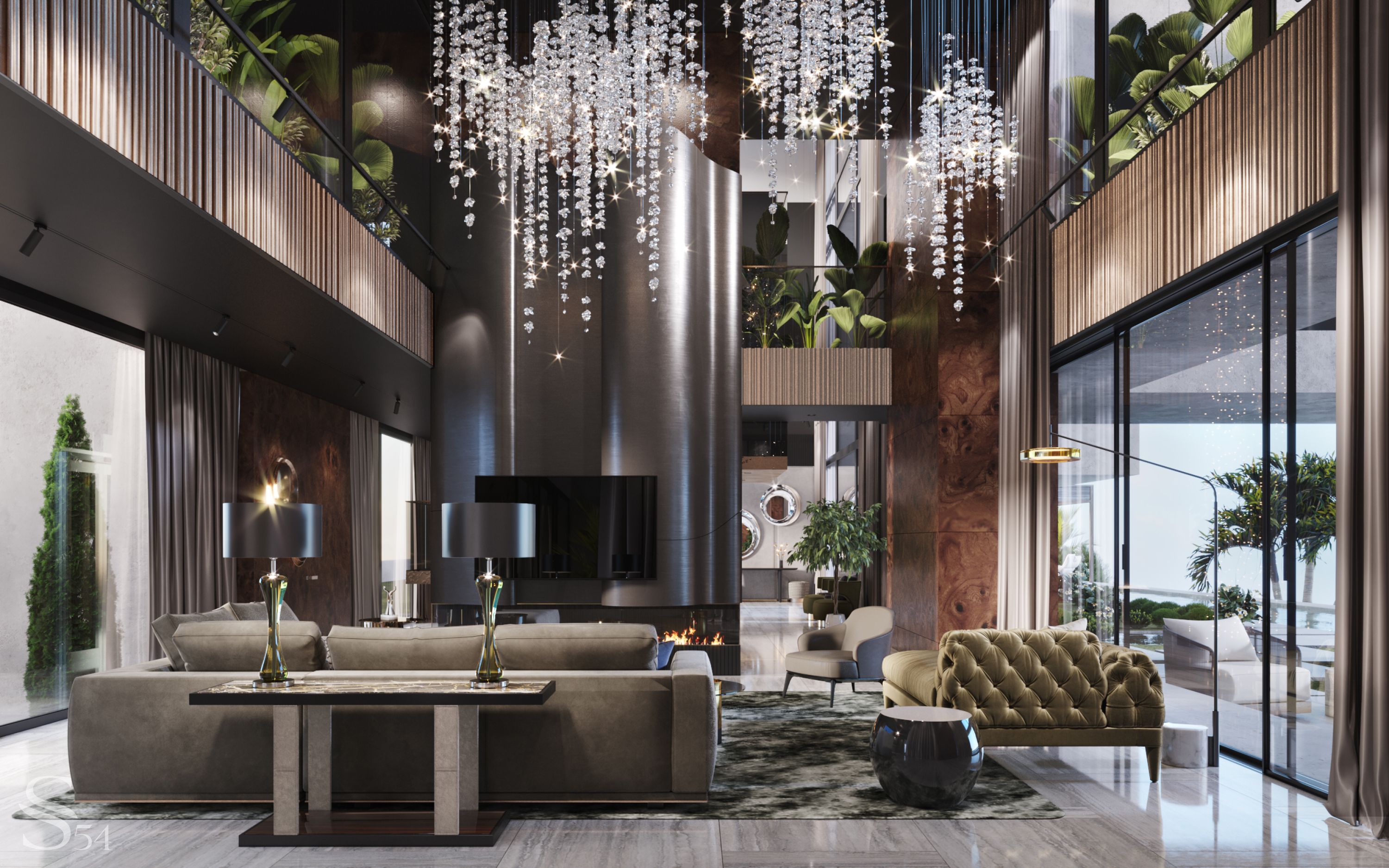 Premium turnkey interior design for a mansion villa in Dubai by Studia 54 Premium turnkey interior design for a mansion villa in Dubai by Studia 54