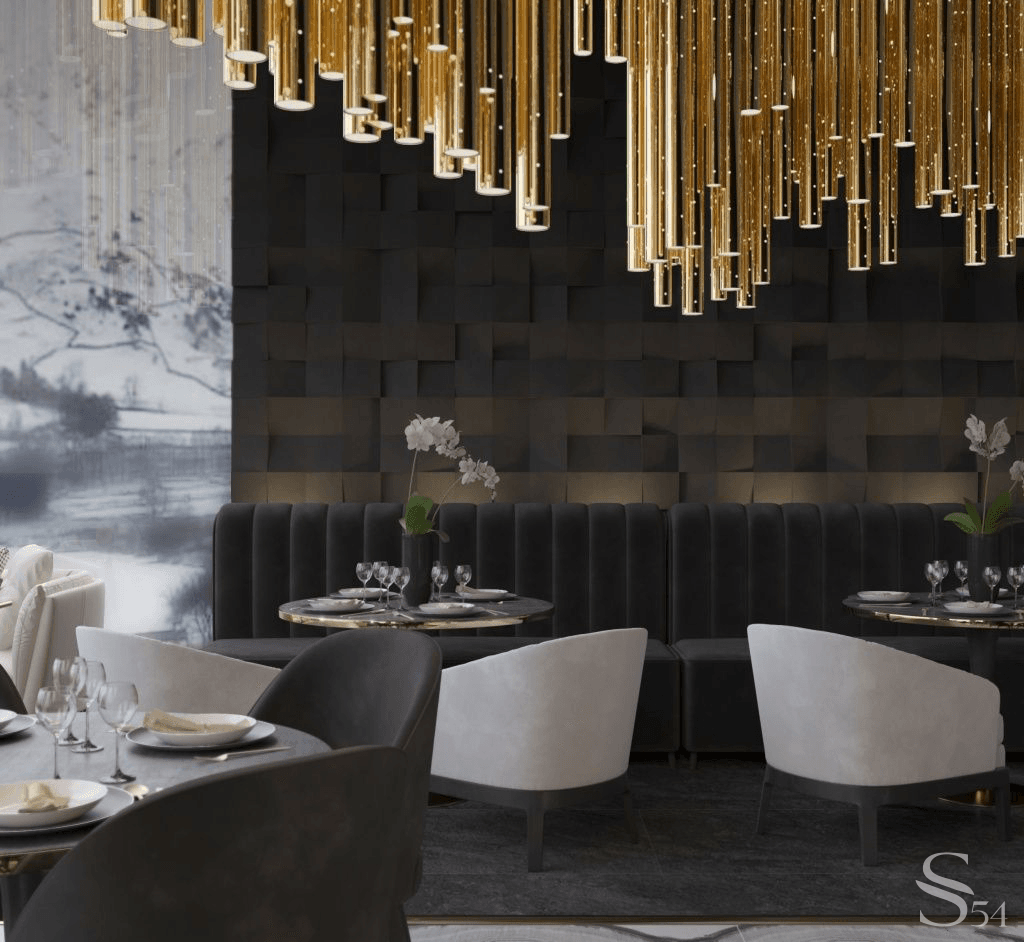 Interior design of elite villa in Dubai by Studia 54