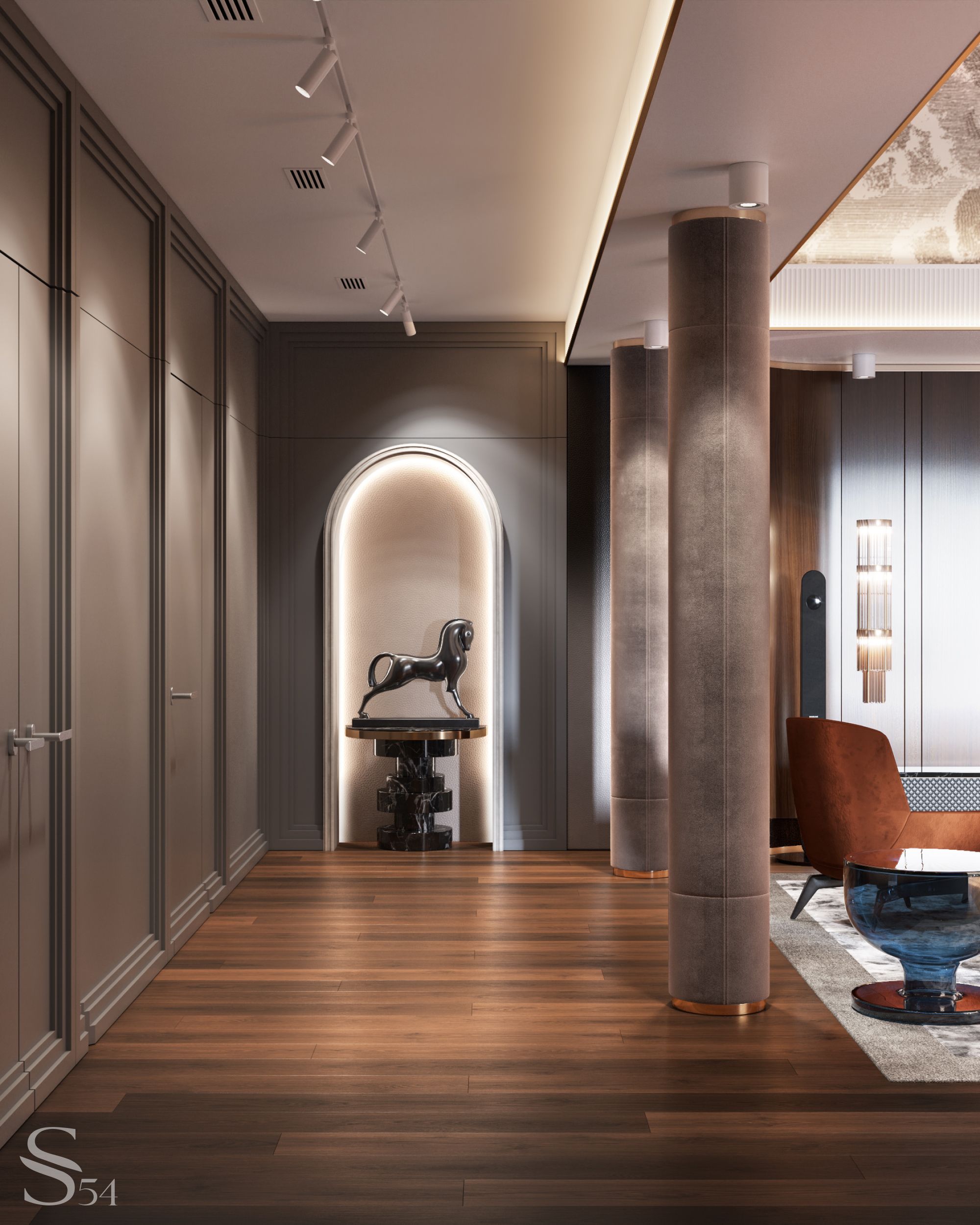 Premium luxury interior in a country house by Studia 54