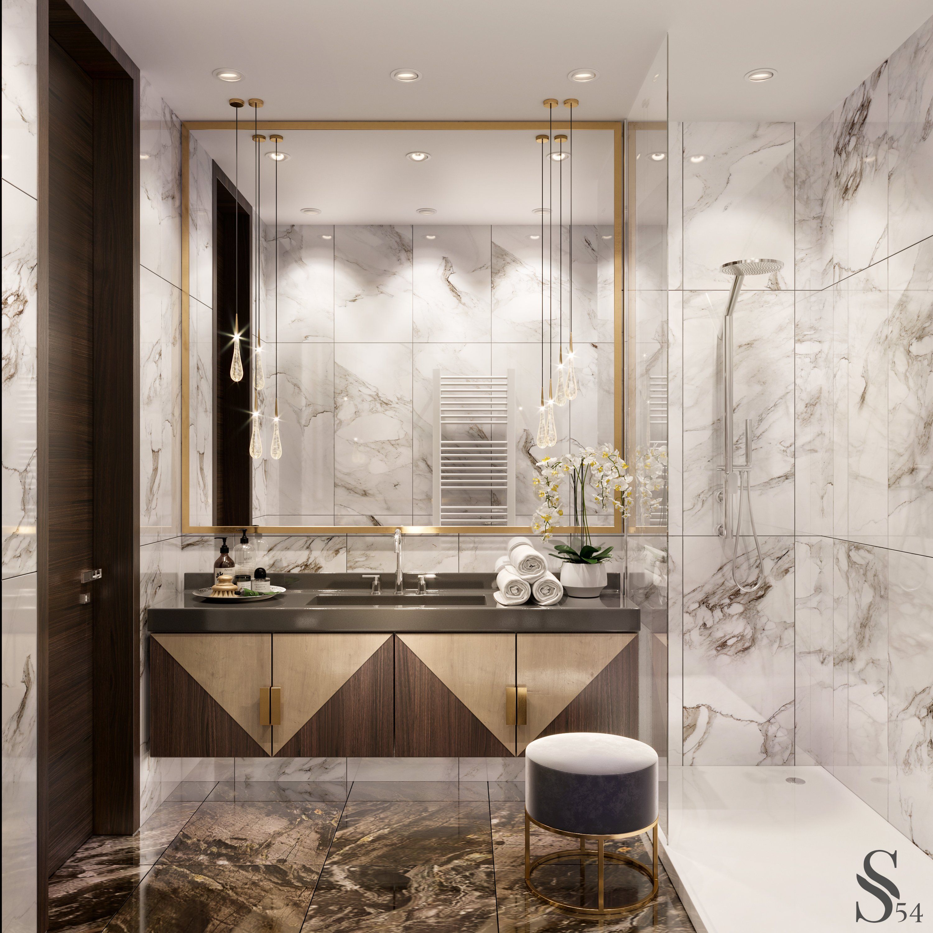 Exclusive interior design by Studia 54 for a luxury apartment Exclusive interior design by Studia 54 for a luxury apartment