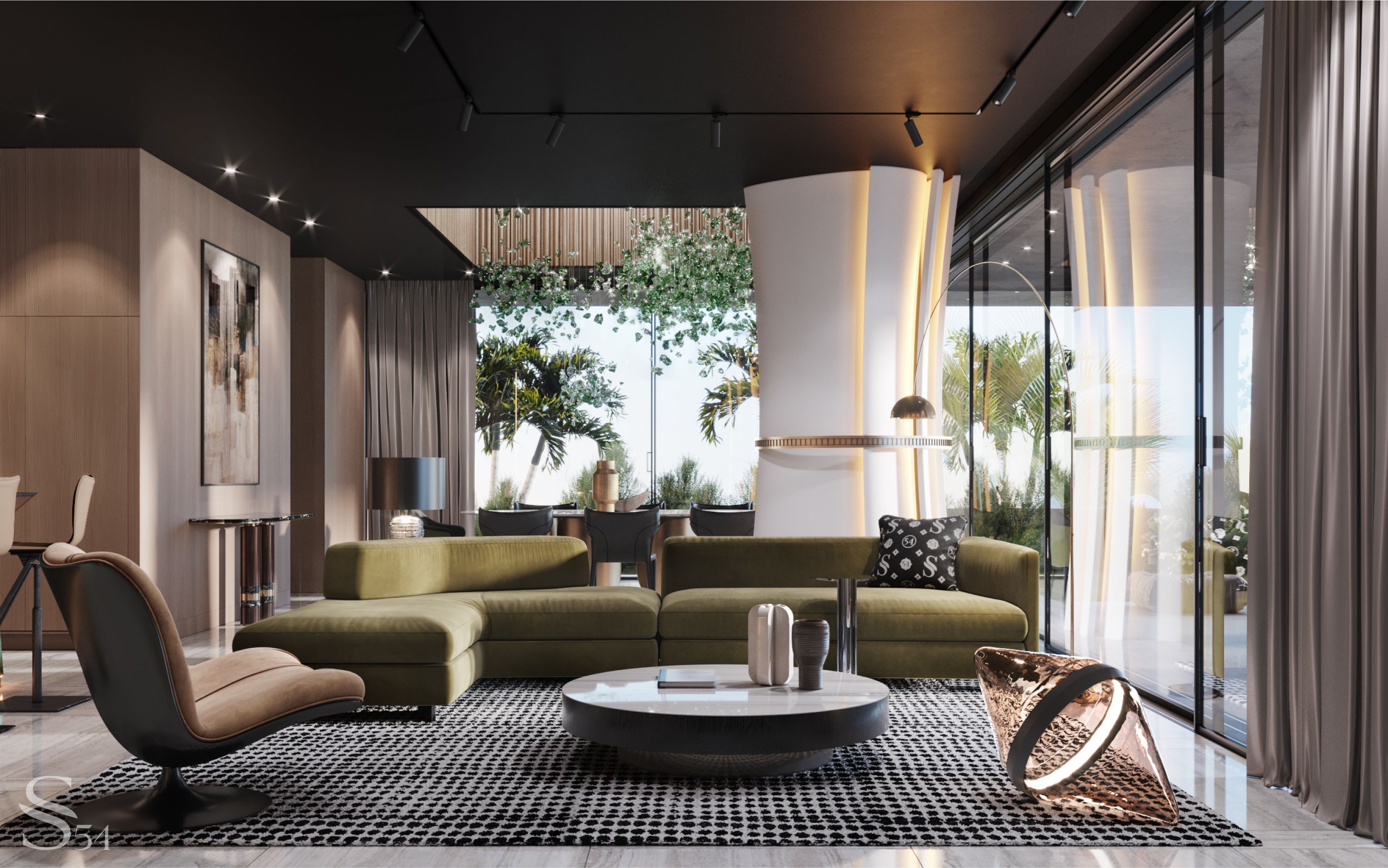 Premium turnkey interior design for a mansion villa in Dubai by Studia 54 Premium turnkey interior design for a mansion villa in Dubai by Studia 54
