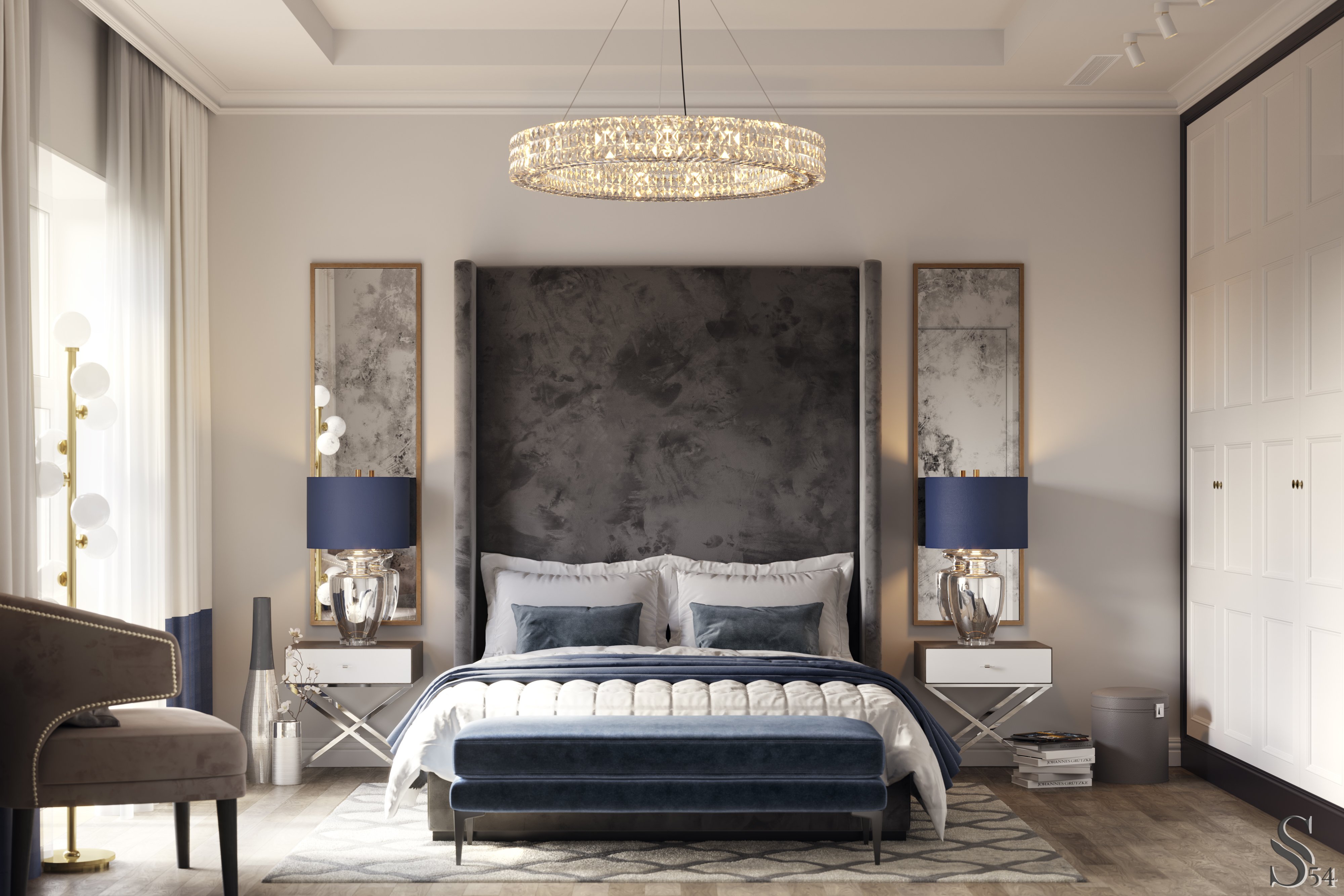 Designing a penthouse with luxury interior by Studia 54