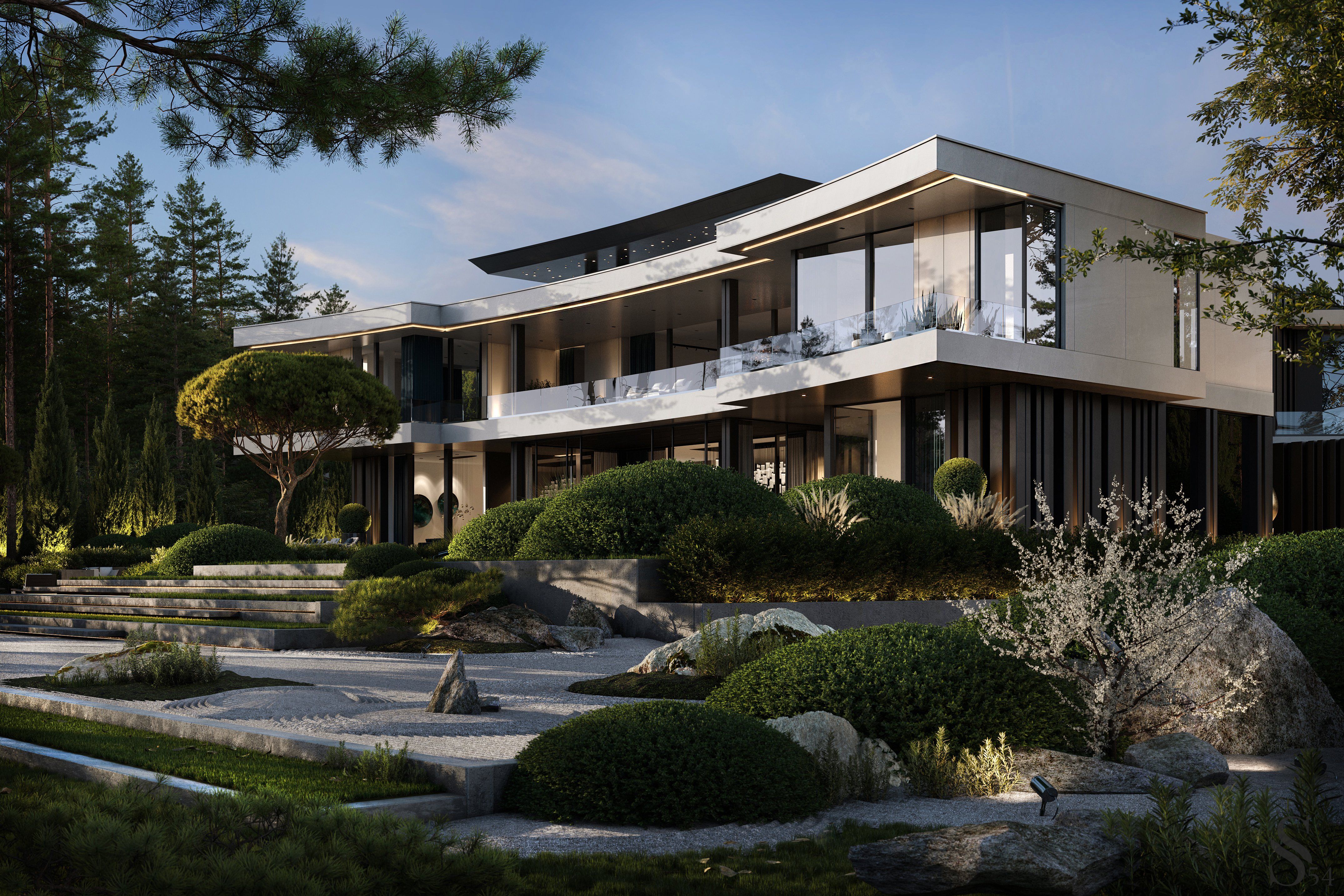 Luxury villa project in modern style in the south of Italy by Studia 54 Luxury villa project in modern style in the south of Italy by Studia 54