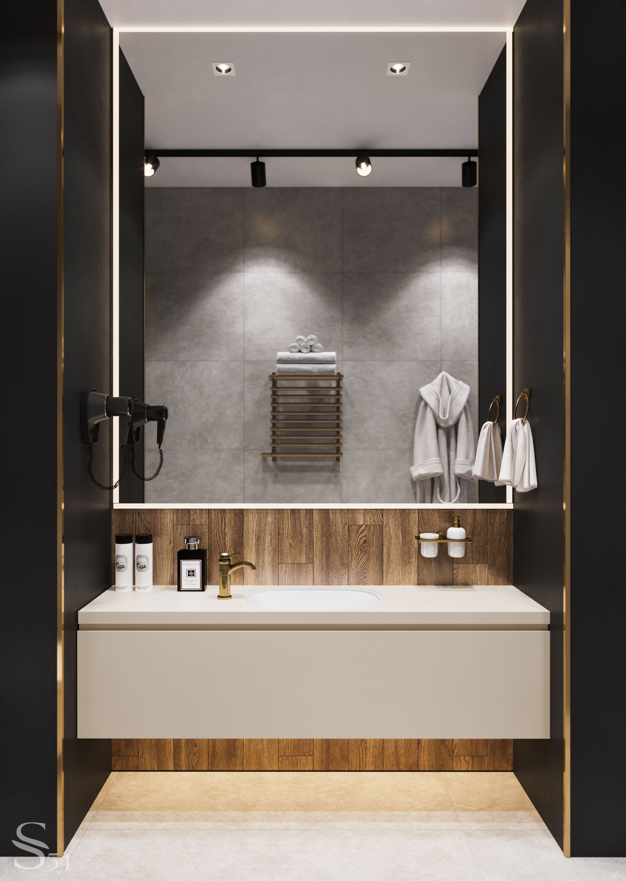 Exclusive apartment design project by Studia 54 Exclusive apartment design project by Studia 54