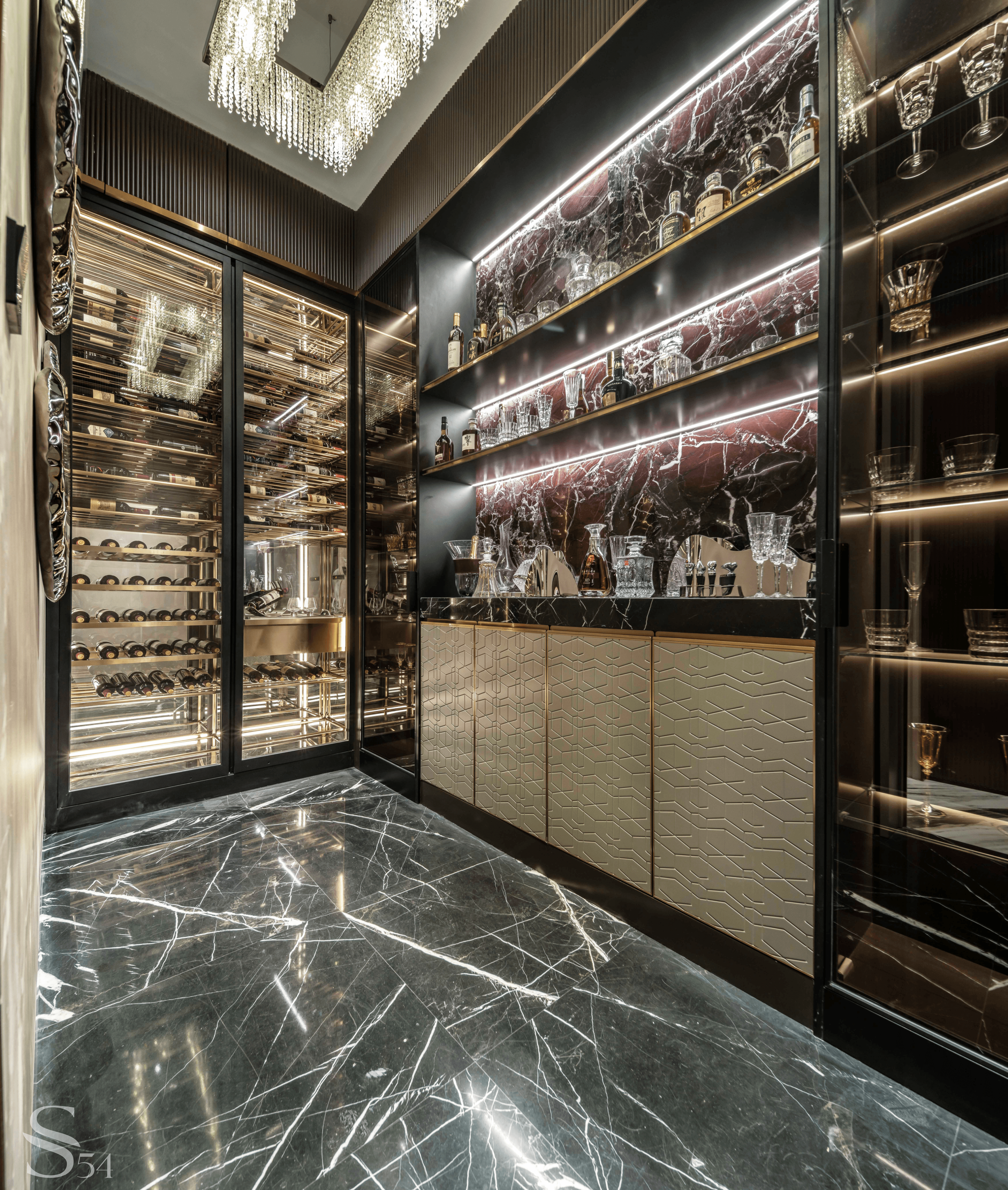 Luxury design project of the modern house interior by Studia 54 Luxury design project of the modern house interior by Studia 54