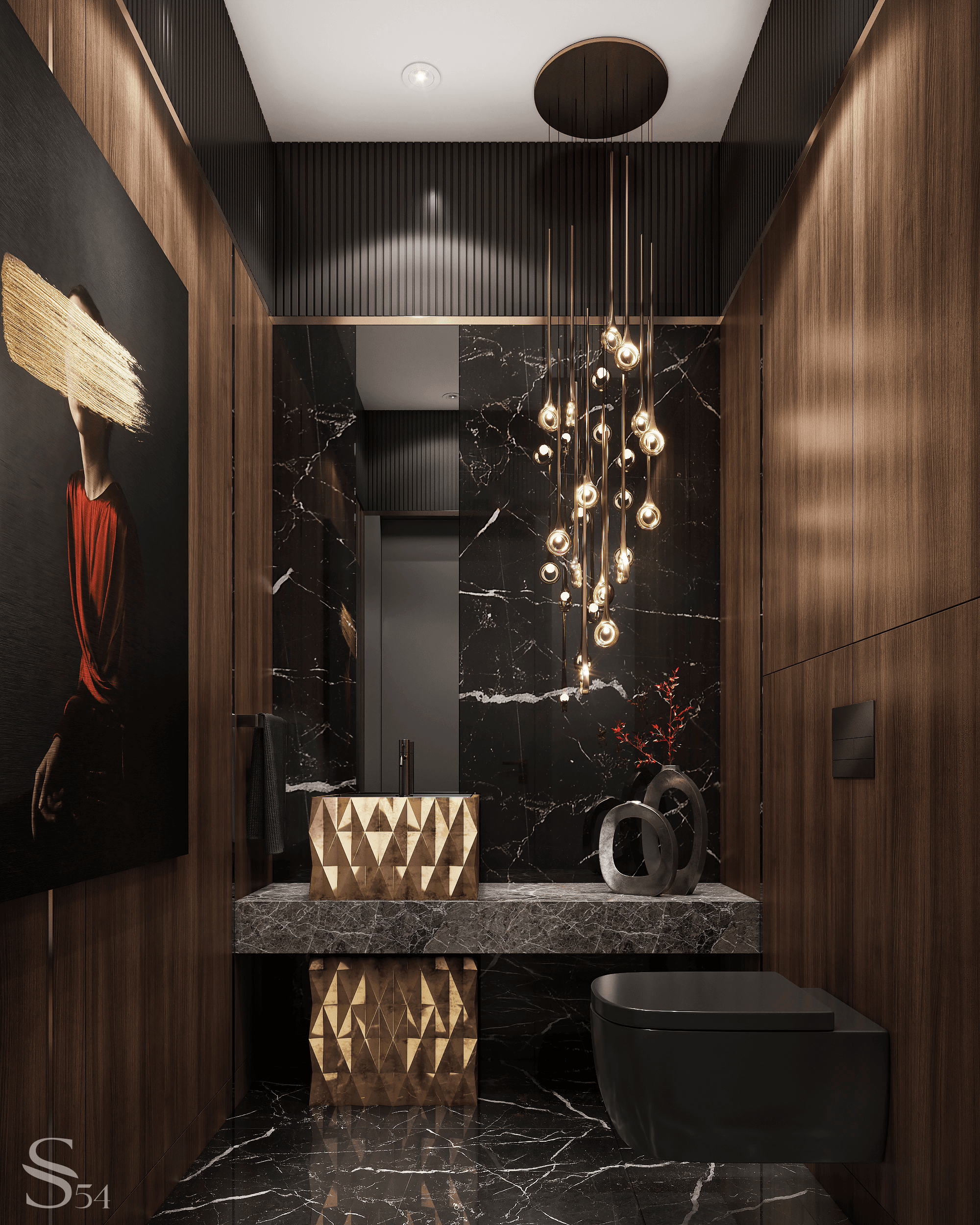 Interior project for a premium residence in Abu Dhabi by design bureau Studia 54
