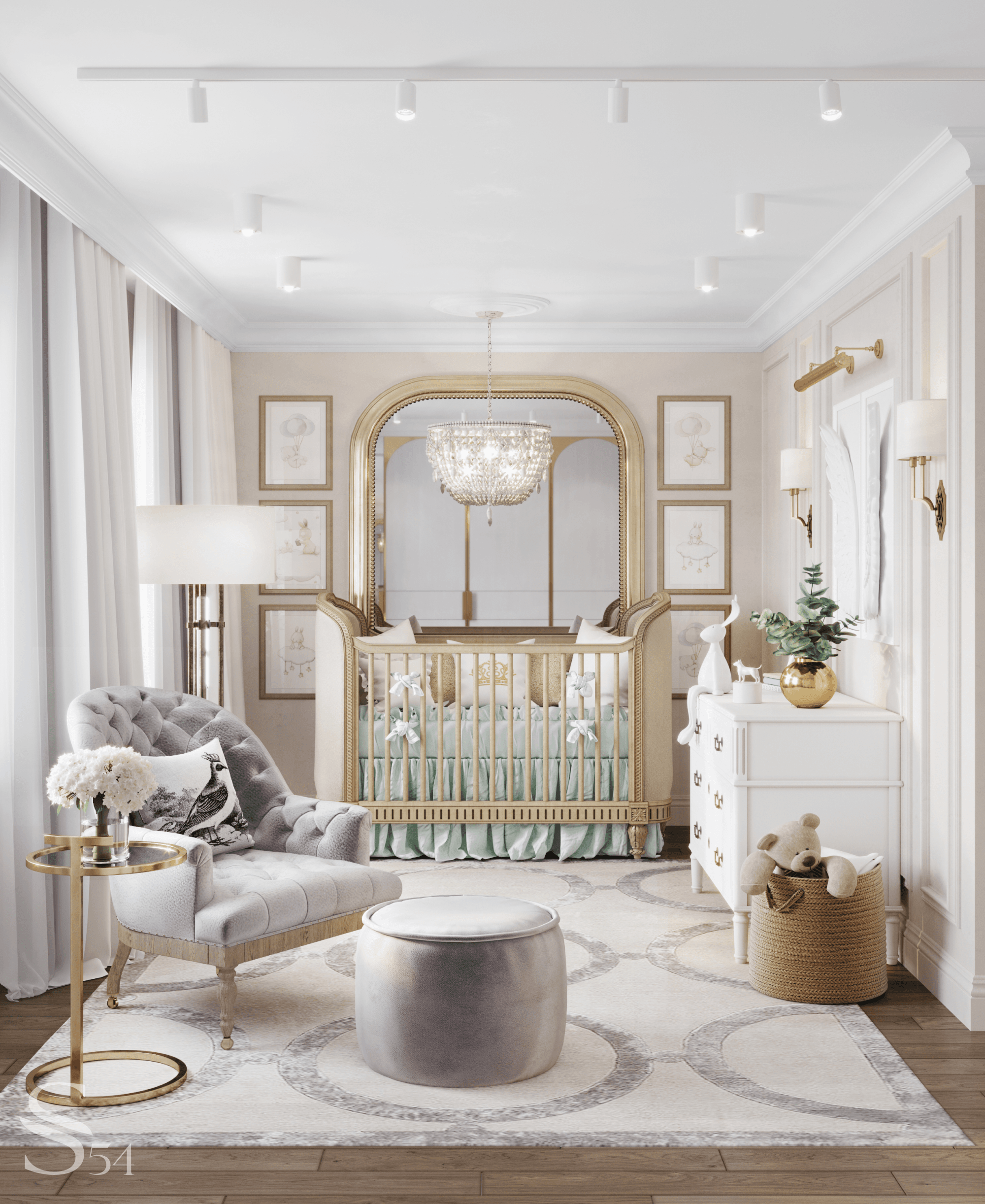 Tender baby room for a little lady Tender baby room for a little lady