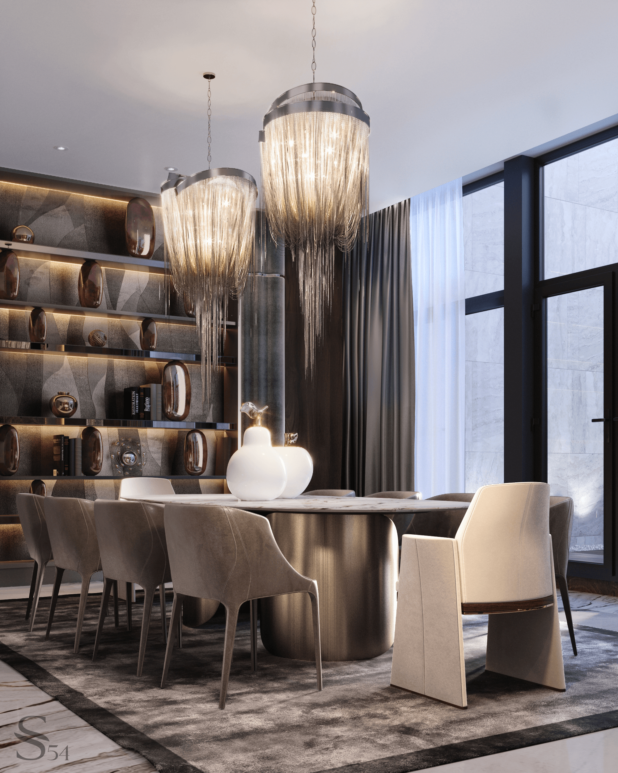 Mother chandeliers, Baylar Atelier