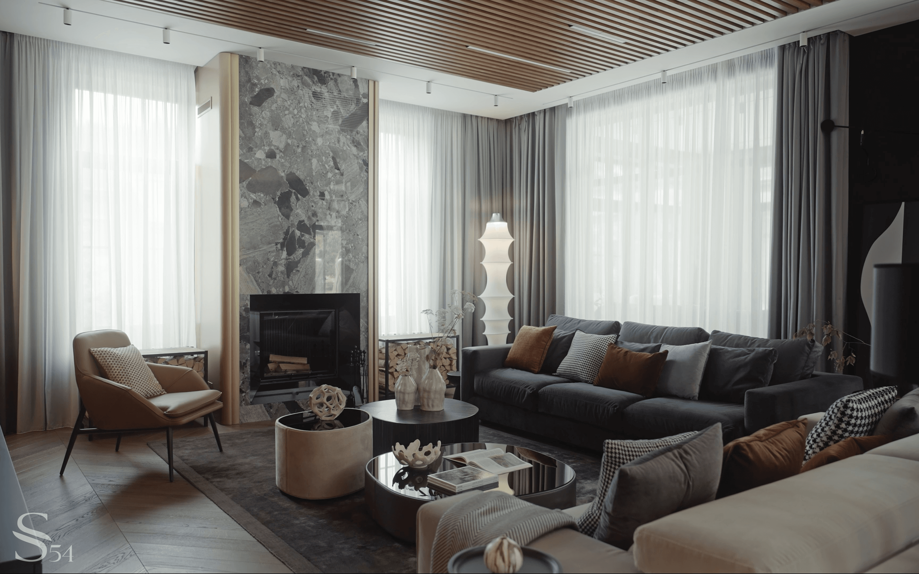 Realized project of a premium class house in Lagry Park by Studia 54 Realized project of a premium class house in Lagry Park by Studia 54