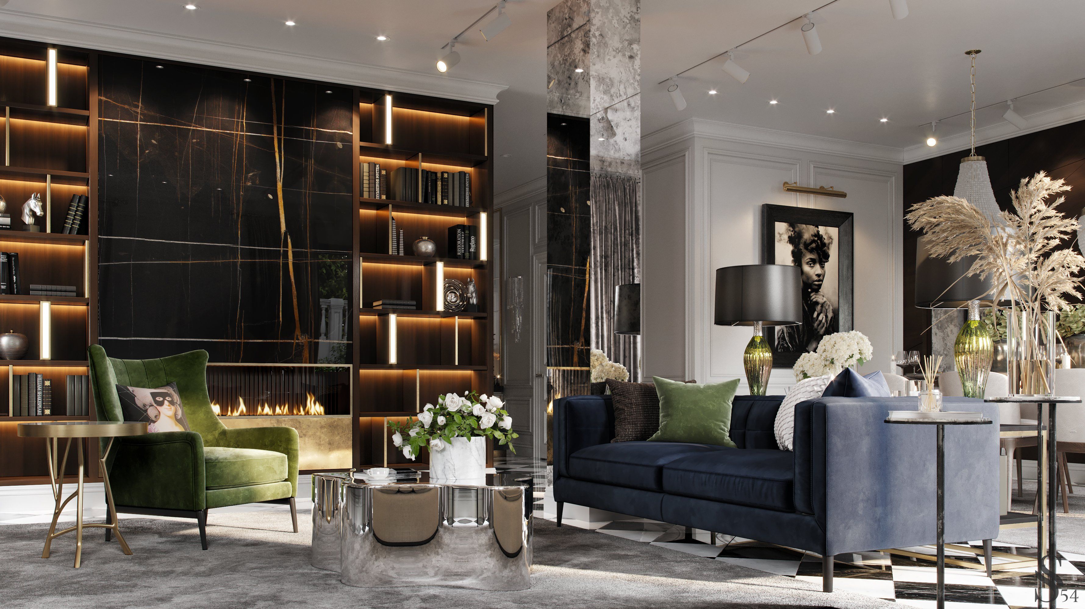 Furniture from the Italian brand B&B Italia
Furniture from the Italian brand B&B Italia