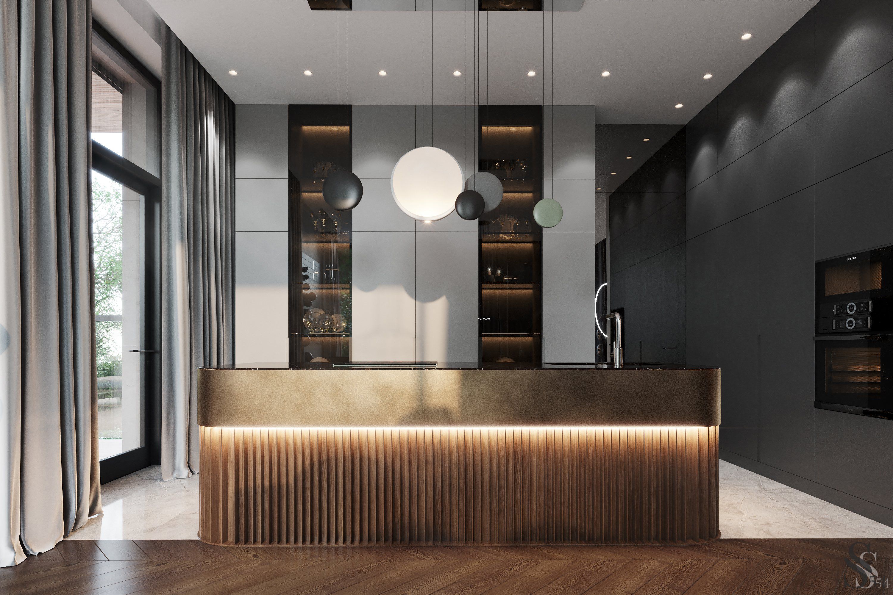 Luxury interior of a country residence in Kazakhstan by Studia 54 Luxury interior of a country residence in Kazakhstan by Studia 54